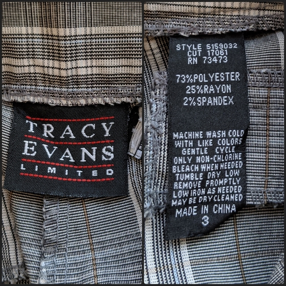 Tracy Evans plaid dress Bermuda‎ shorts size 3 - Picture 9 of 9